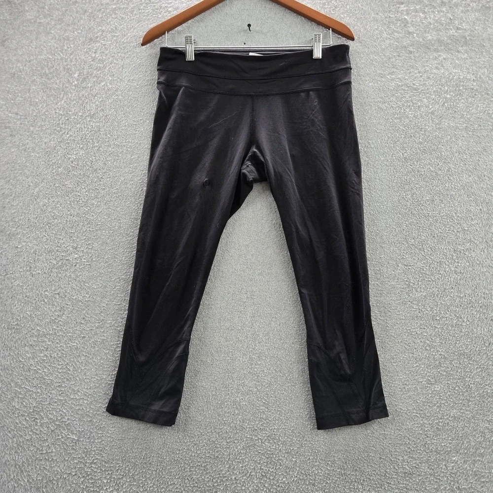 Lululemon Women Activewear Pants 8‎ Black Legging Running  Yoga